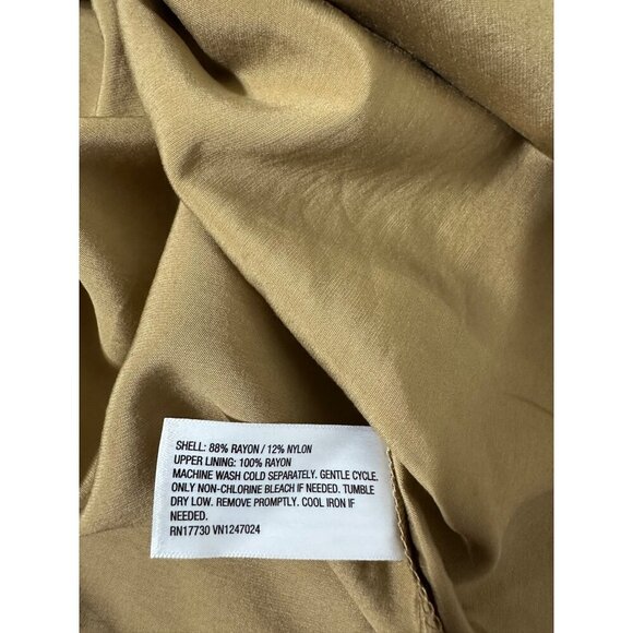 Future Collective Women's Ruched Midi Tank Dress V-Neck Size L NWT - Picture 8 of 8